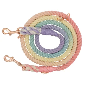 Hands-Free Rope Leash - Rainbow Bright