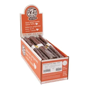 Happy Howie's Dog Beef Woof Stix, 2-Pack, 22-Count