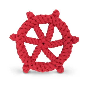 HARRY BARKER | Cotton Ship's Wheel Toy Red