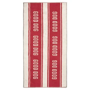 HARRY BARKER | Good Dog Towel in Red