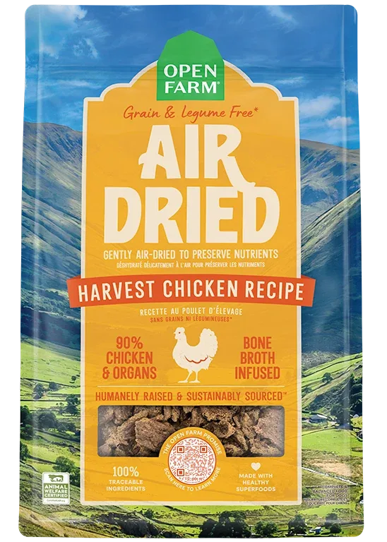 Harvest Chicken Air Dried Recipe for Dogs
