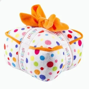 HAUTE DIGGITY DOG | Happy Birthday Gift Box Toy