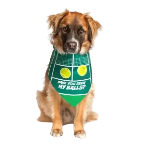 "Have You Seen My Balls?" Dog Bandana by Dog Fashion Living