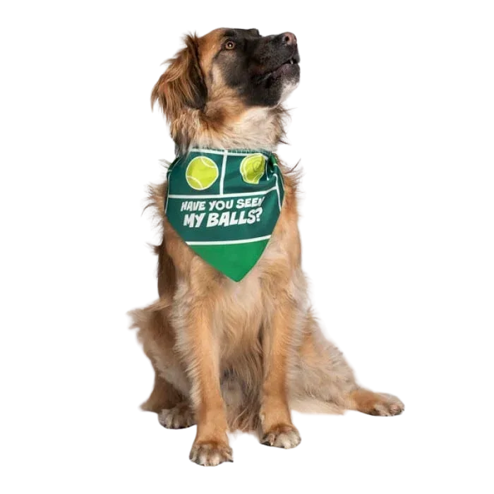 "Have You Seen My Balls?" Dog Bandana by Dog Fashion Living - Image 2