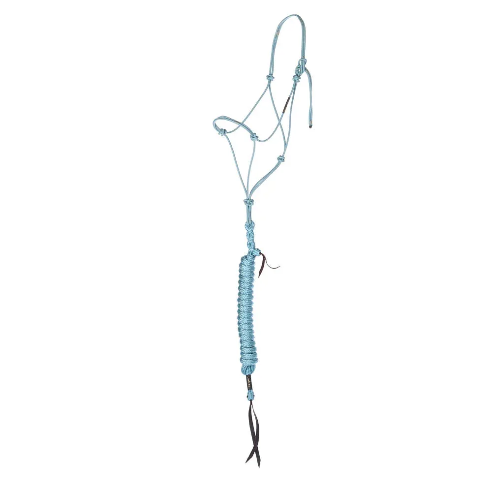 Haychix Timeless Light Blue Halter with Light blue Lead Rope