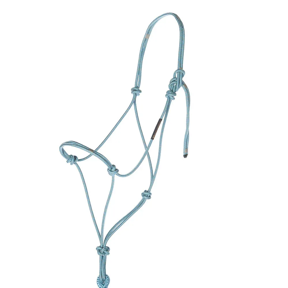 Haychix Timeless Light Blue Halter with Light blue Lead Rope - Image 2