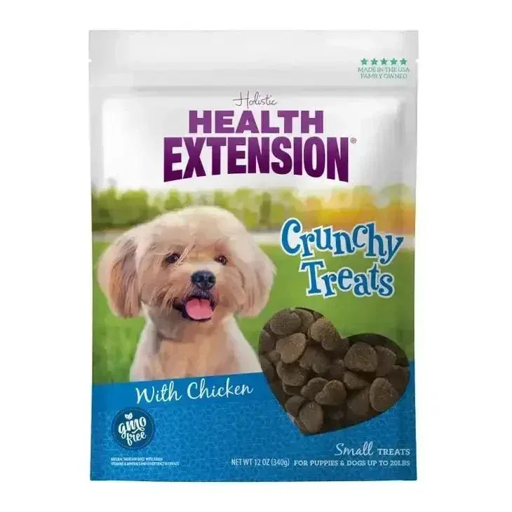 Health Extension Crunchy Dog Treats with Chicken 1 lb