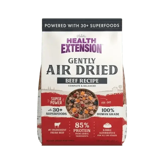 Health Extension Gently Air Dried Beef Recipe Dog Food 2lb