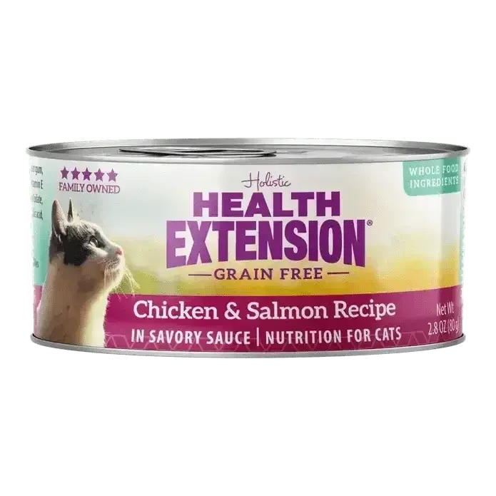 Health Extension Grain-Free Chicken & Salmon Recipe Canned Cat Food 24 / 2.8 oz