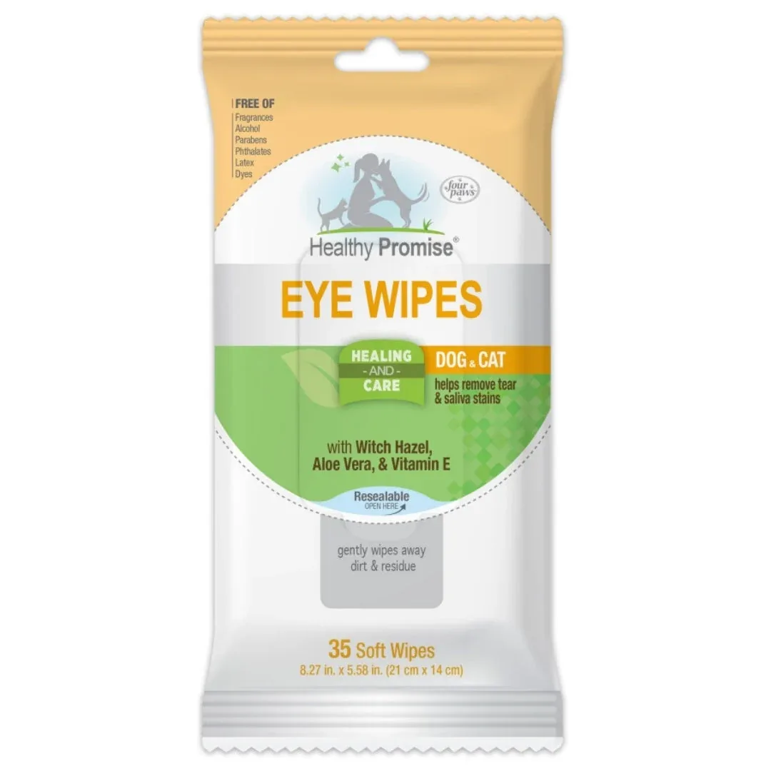Healthy Promise Eye Wipes Healing and Care for Dog and Cat 35ct