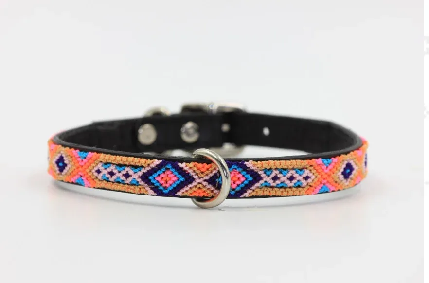 HEKA PET | Coral Leather Collar - Image 2