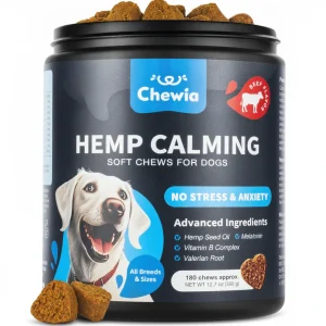 Hemp Calming Chews For Dogs Dog Calming Treats Anxiety Relief For Dogs