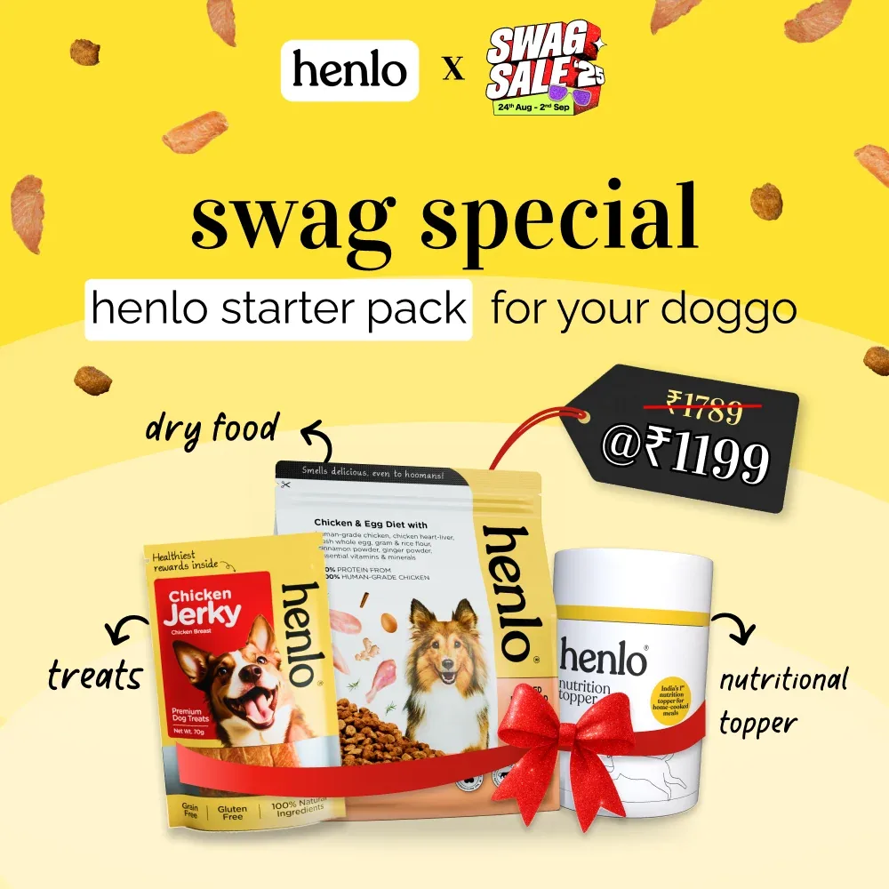 Henlo Starter Pack | Complete High Protein Dog Diet