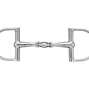 Herm Sprenger® MAX-Control D-Ring Bit - 16 mm mouth; 8 cm rings