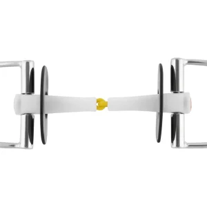 Herm Sprenger® Nathe D-Ring Snaffle Bit with 18 mm Single-Jointed Mouth