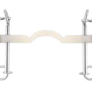Herm Sprenger® Nathe Weymouth Bit with 15 mm Mouth, Port & Short Cheeks