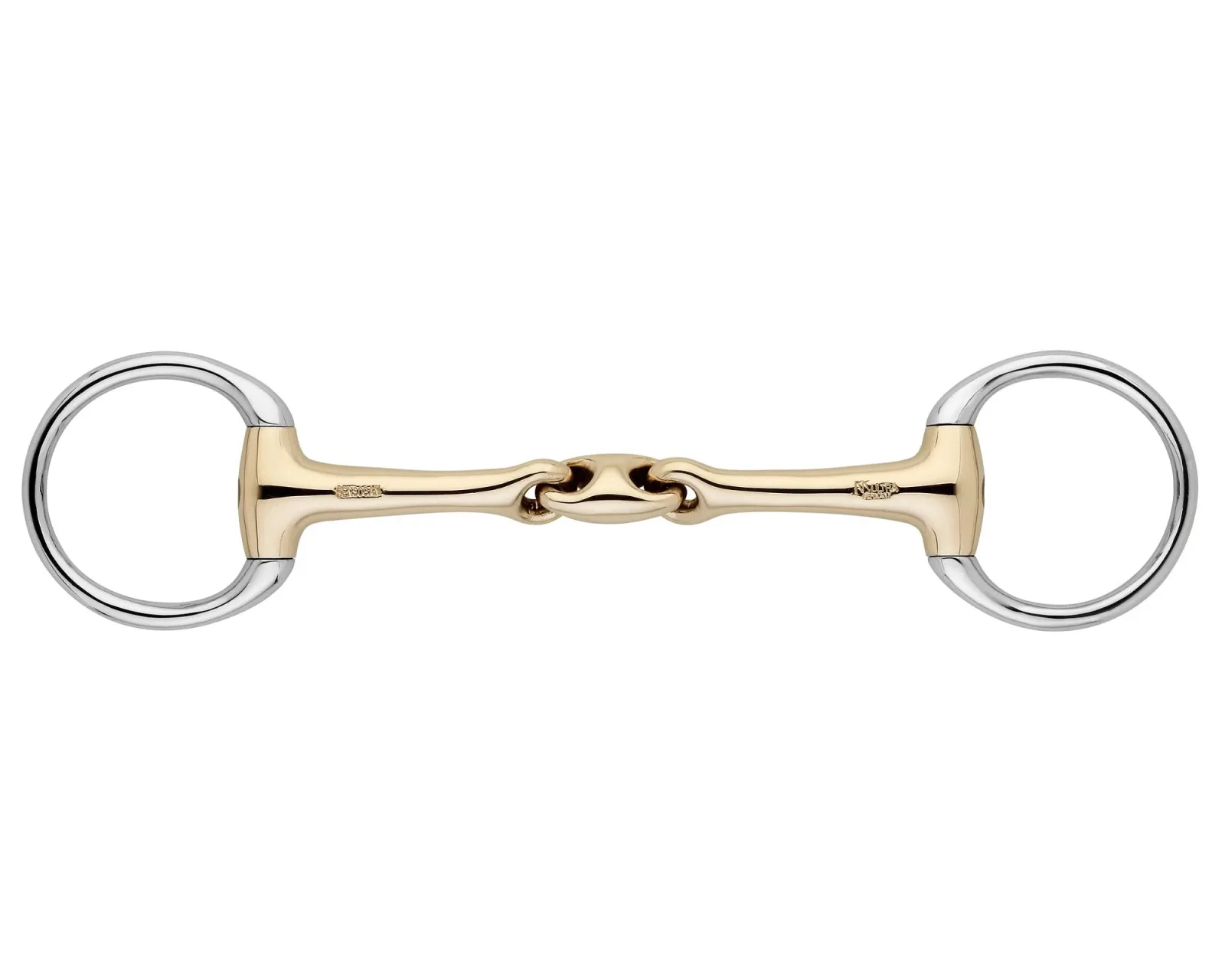 Herm Sprenger® Sensogan® KK Ultra Eggbutt Bradoon - 14mm mouth; 55mm rings