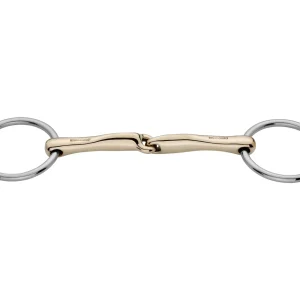 Herm Sprenger® Sensogan® NovoContact Bradoon - 12 mm mouth; 55 mm rings