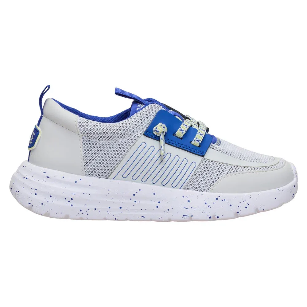 Hey Dude Kid's Sirocco Play Blue and Grey Stretch Sox - Image 2