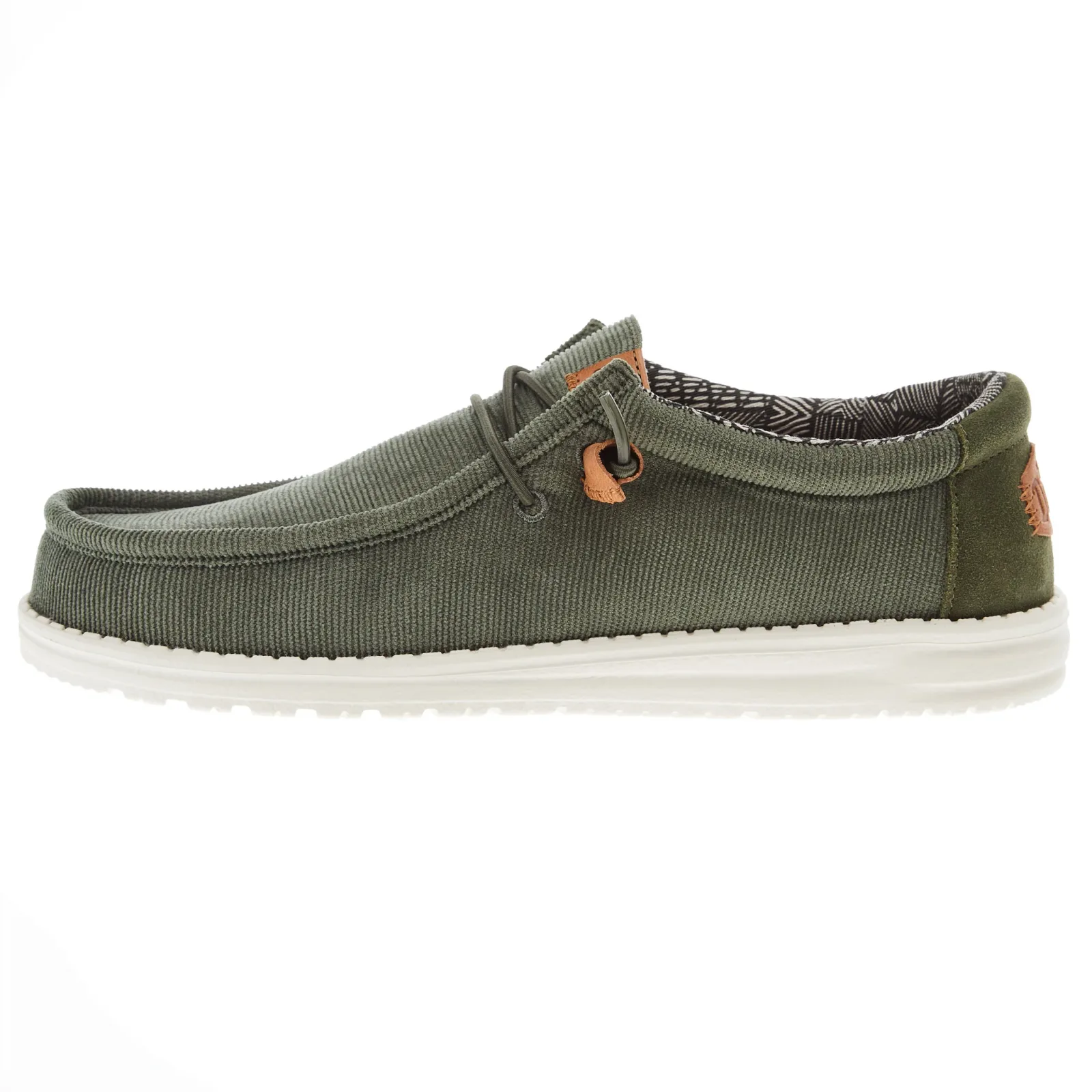 Hey Dude Men's Olive Wally Corduroy Casual - Image 2