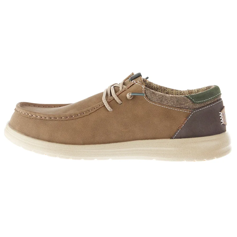 Hey Dude Men's Paul Wide Leather Nut Casual - Image 2