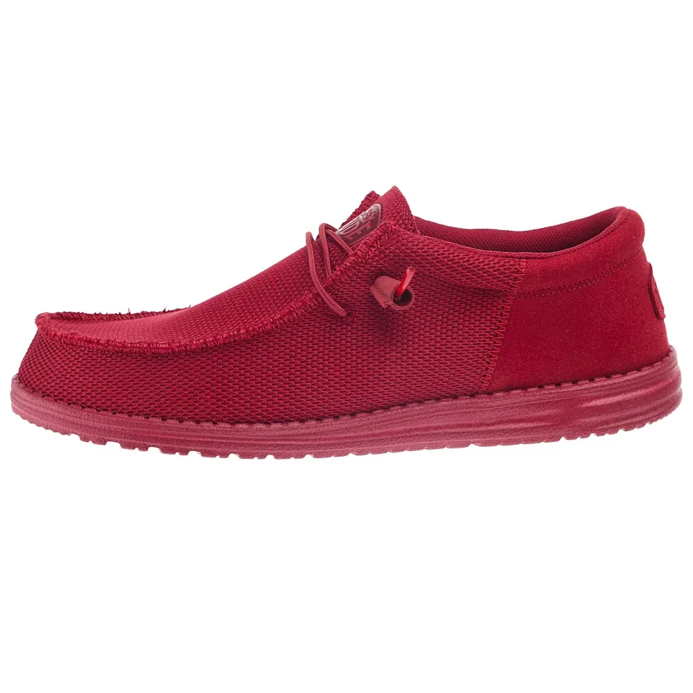 Hey Dude Mens Red Wally Funk Mono Casual - Image 2