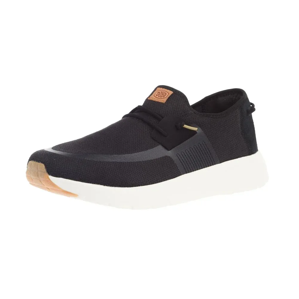 Hey Dude Mens Sirocco Black Casual Shoe