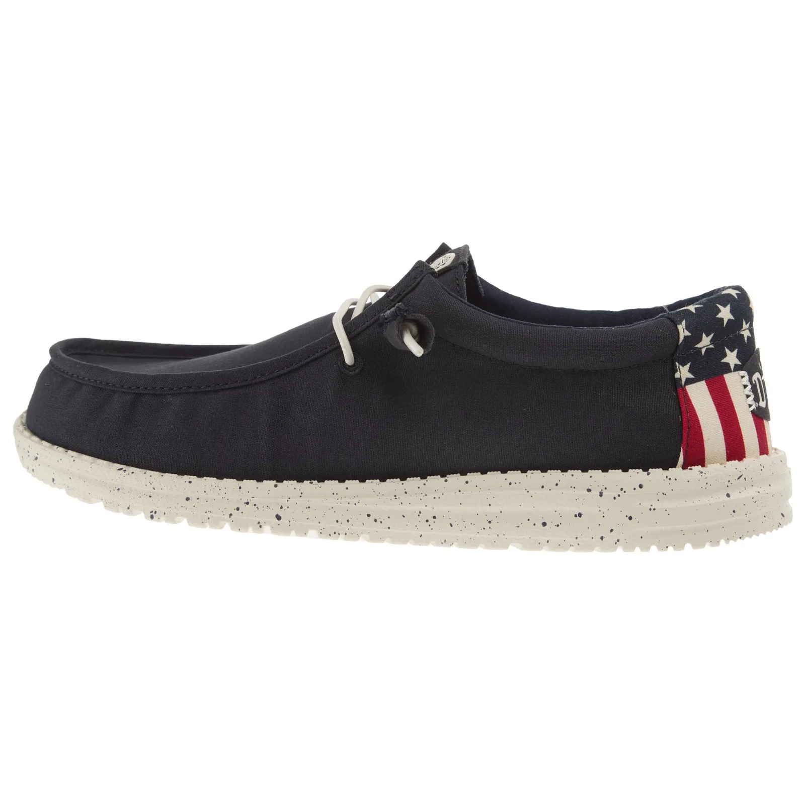 Hey Dude Mens Wally Americana White Casual Shoe - Image 2