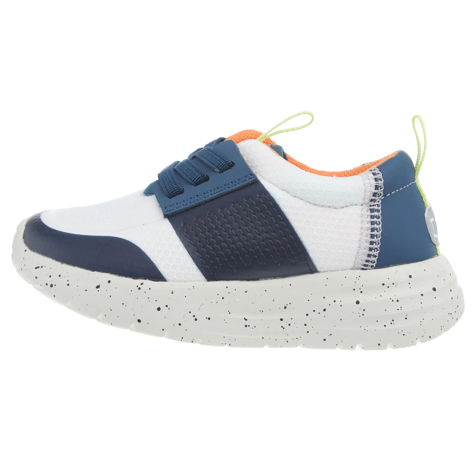 Hey Dude Toddler Sirocco Play Colorblock White and Navy Casual Shoe - Image 2