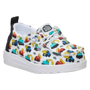 Hey Dude Toddler's Lil Novelty Slip On Ivory Multi Casual