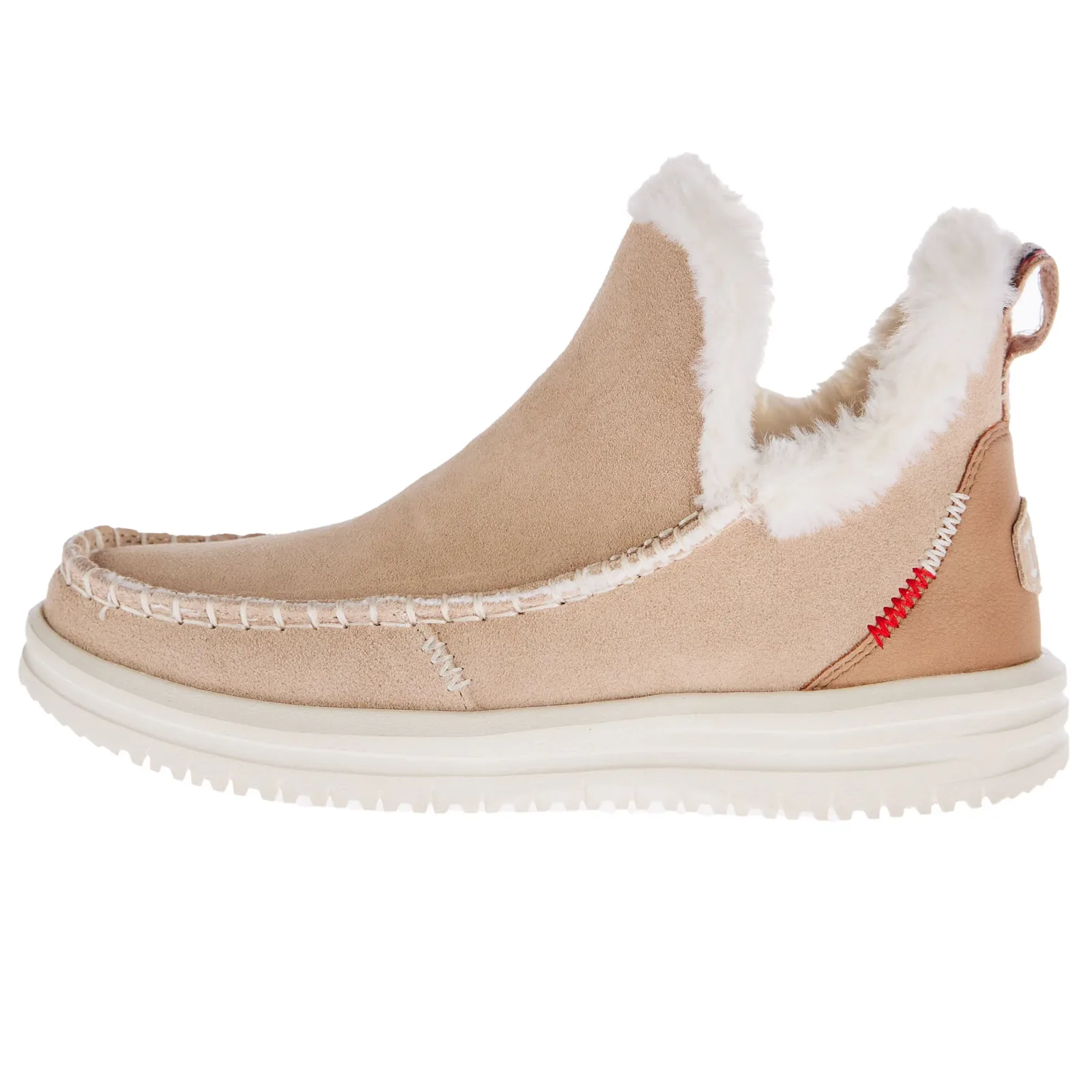 Hey Dude Womens Camden Suede Tan Casual Shoe - Image 2