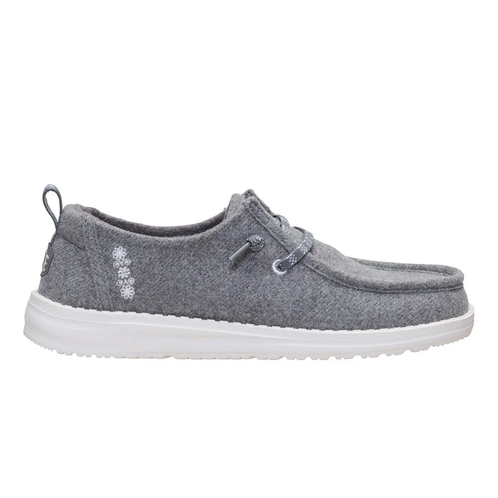 Hey Dude Women's Cozy Wool Grey Poppy Seed Casual - Image 2