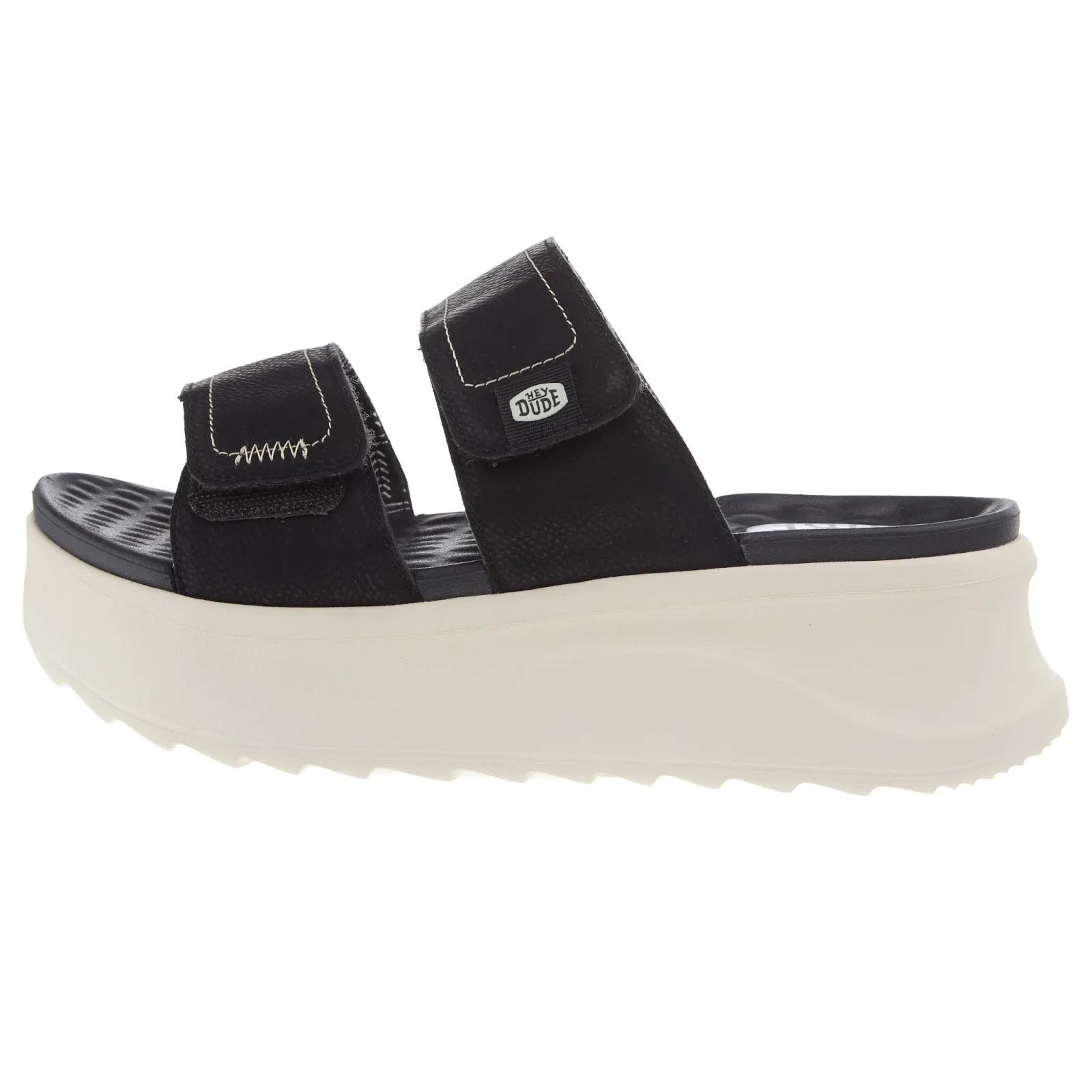 Hey Dude Womens Delray Black Classic Slide - Image 2