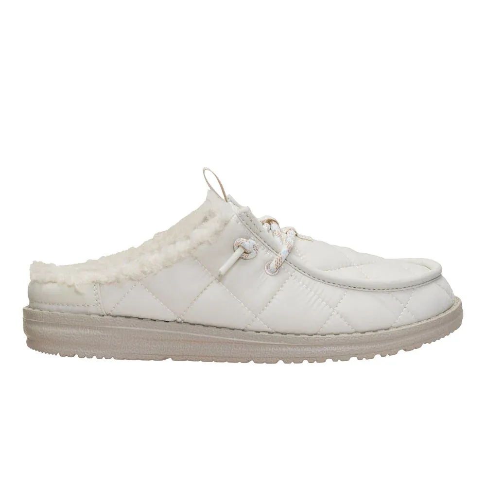 Hey Dude Women's Wendy Slip Camp Nylon Silver Birch Casual - Image 2