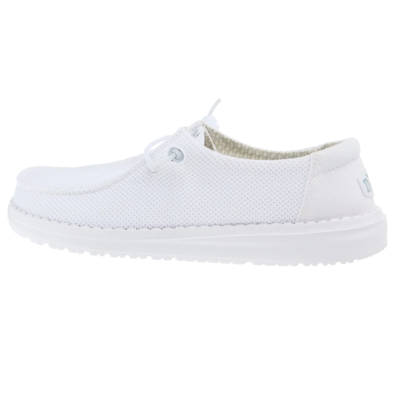 Hey Dude Womens Wendy Stretch Mesh White Casual - Image 2
