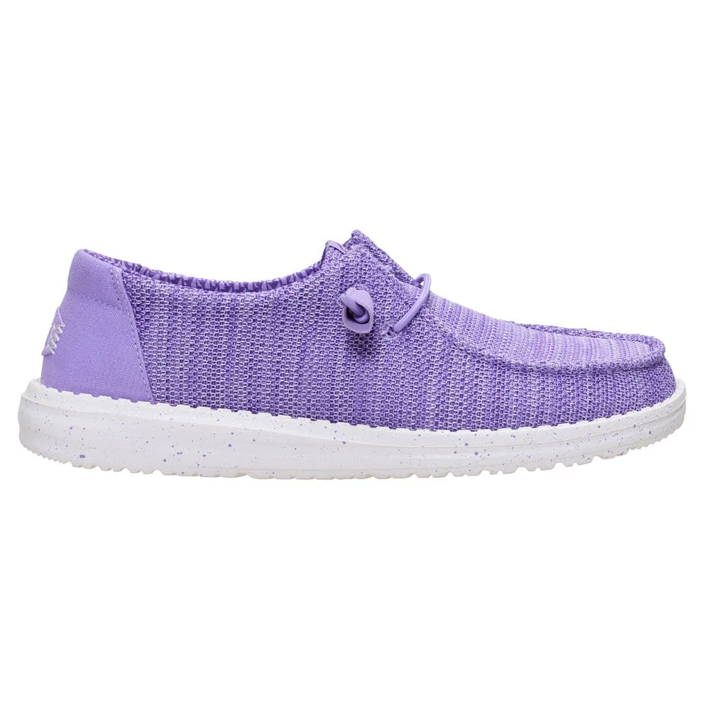 Hey Dude Women's Wendy Stretch Sox Purple Casual - Image 2