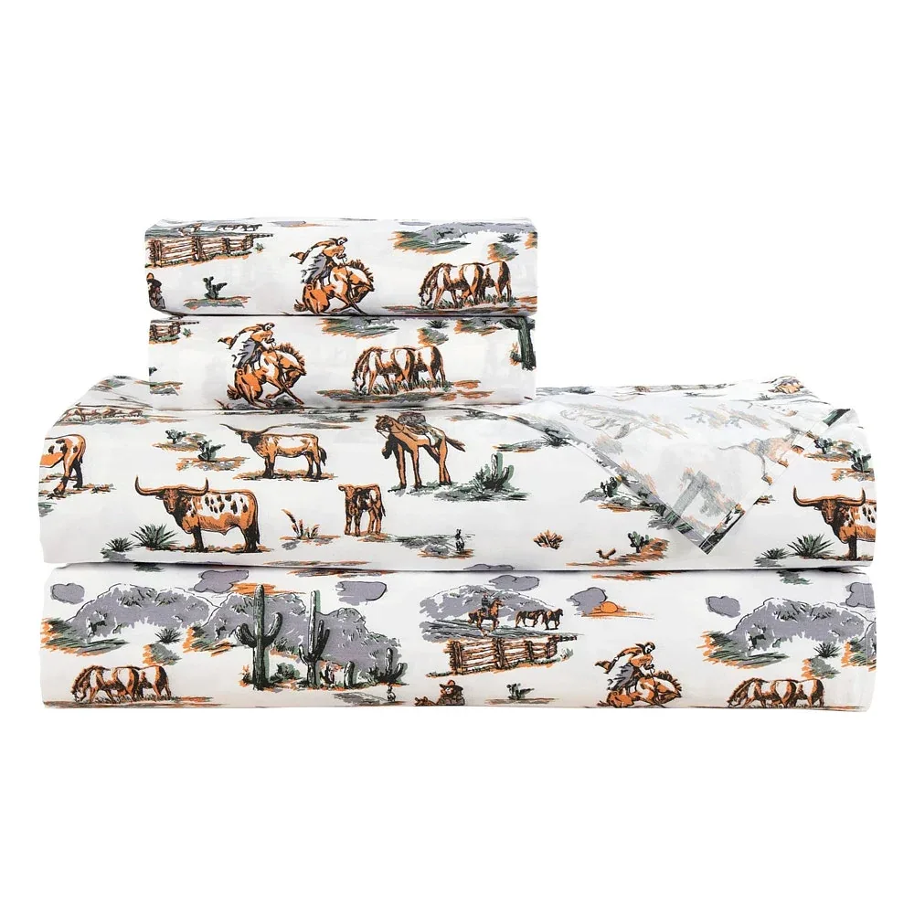 Hiend Accents Ranch Life Duffle Bag Sheet Set - Image 2