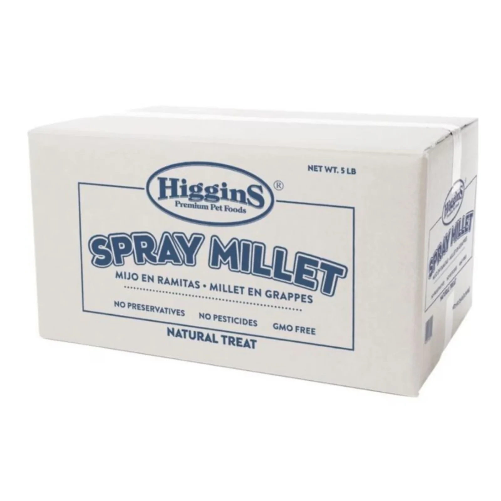 Higgins Spray Millet Natural Avian Treat 5 Lb
