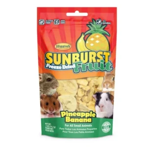 Higgins Sunburst Freeze Dried Fruit Small Animal Treat Pineapple/Banana .5oz.