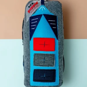 High Rise Interactive Nosework Dog Toy in Grey