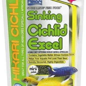 Hikari Cichlid Excel Sinking Fish Food - Mini Pellet