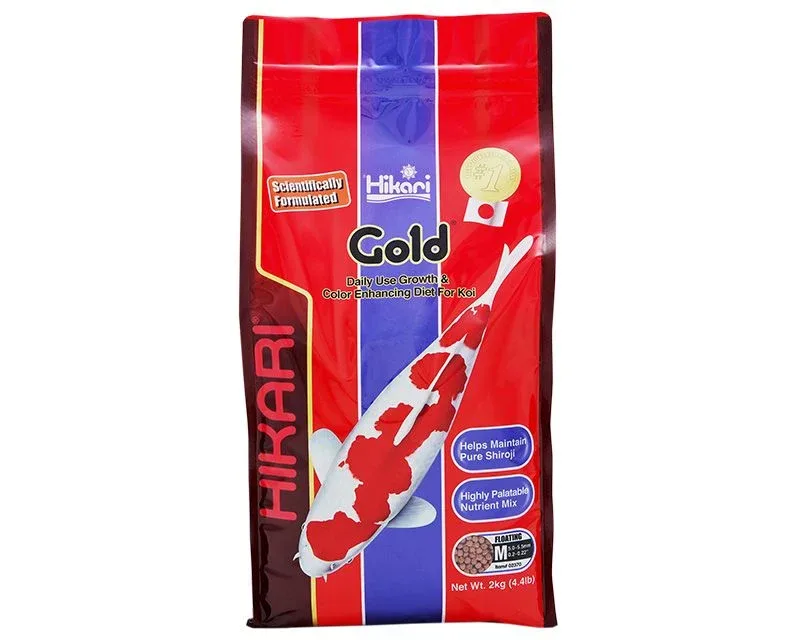 Hikari Gold Color Enhancing Koi Food - Medium Pellet