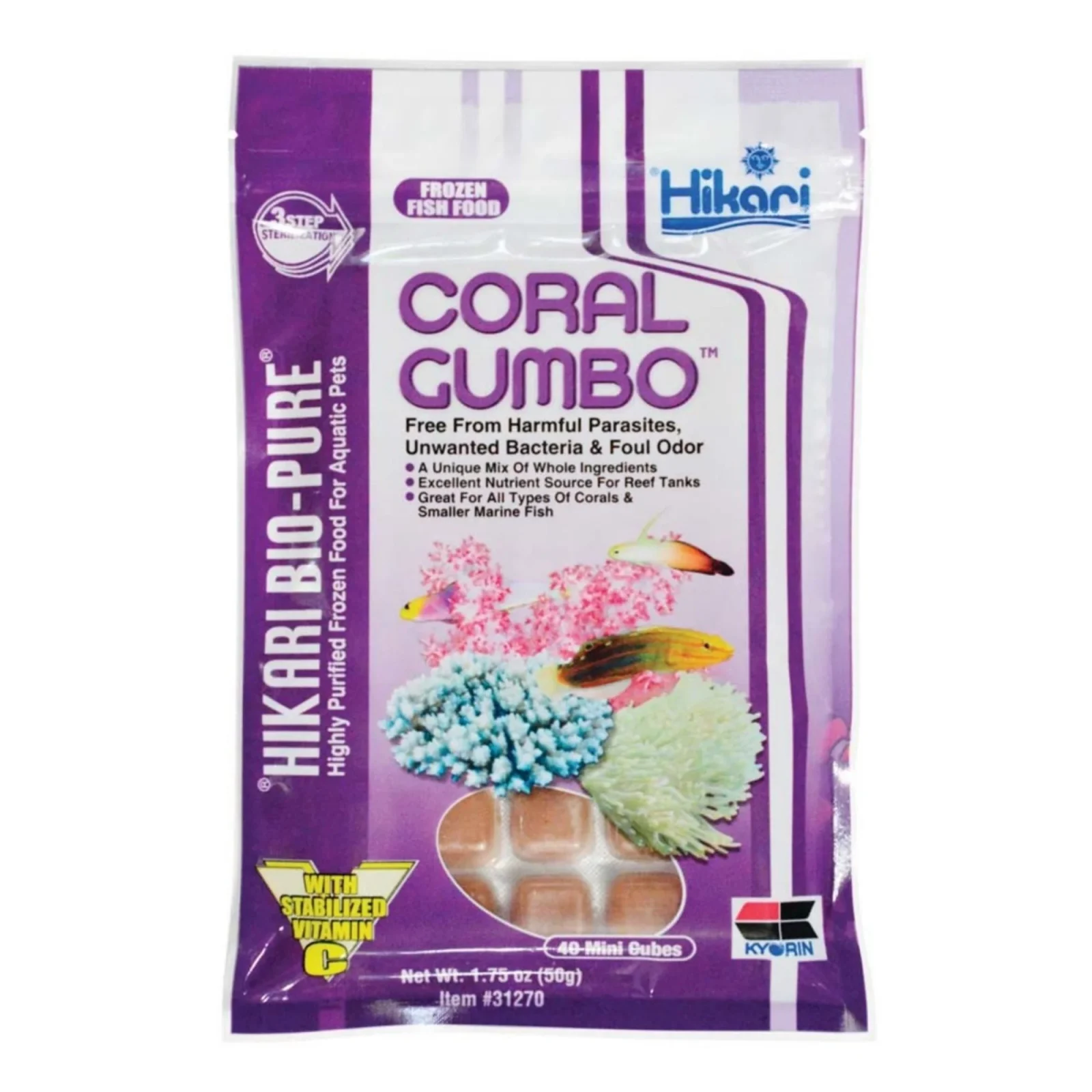 Hikari USA Coral Gumbo Food 1ea/1.75 oz.