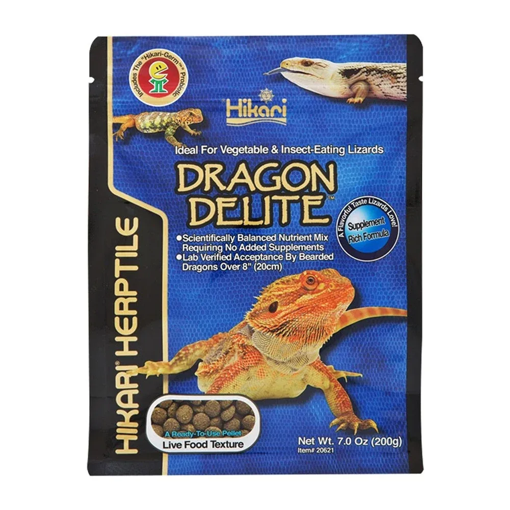 Hikari USA Herptile Dragon Delite⢠Dry Reptile Food 1ea/7 oz