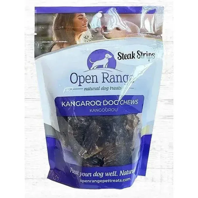 Home Range Steak Strips Kangaroo Dog Treat 100g
