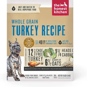 Honest Kitchen Dog Gourmet Grains Turkey And Whitefish 10Lbs. Box
