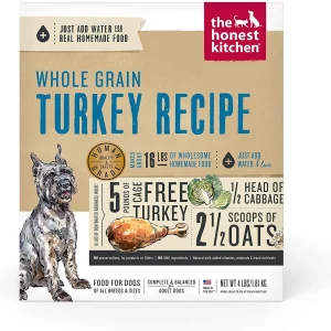 Honest Kitchen Dog Gourmet Grains Turkey And Whitefish 4Lbs. Box
