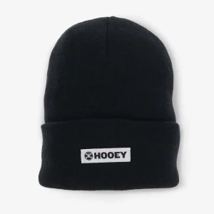 Hooey Branded Black Beanie