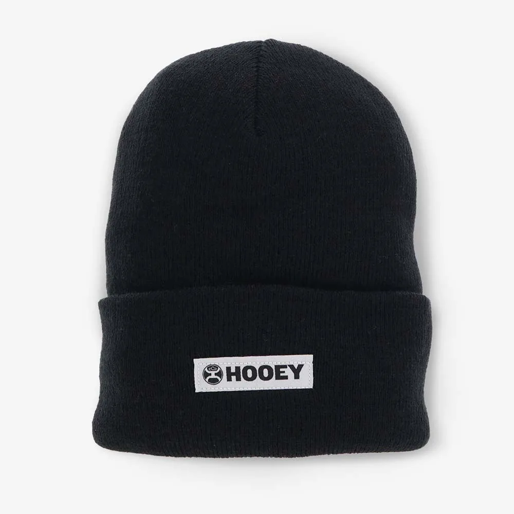 Hooey Branded Black Beanie