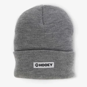 Hooey Branded Grey Beanie